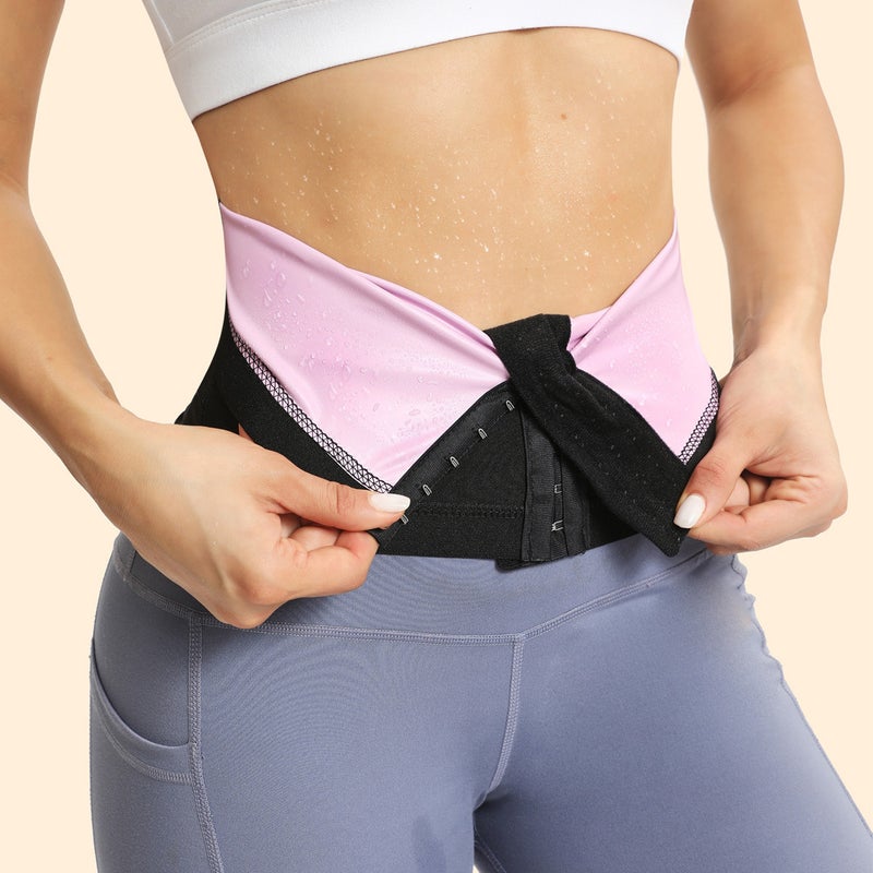 Adjustable Sweat Waist Trainer Belt for Women Tummy Control Body Shaper for Yoga and Fitness - Image 4