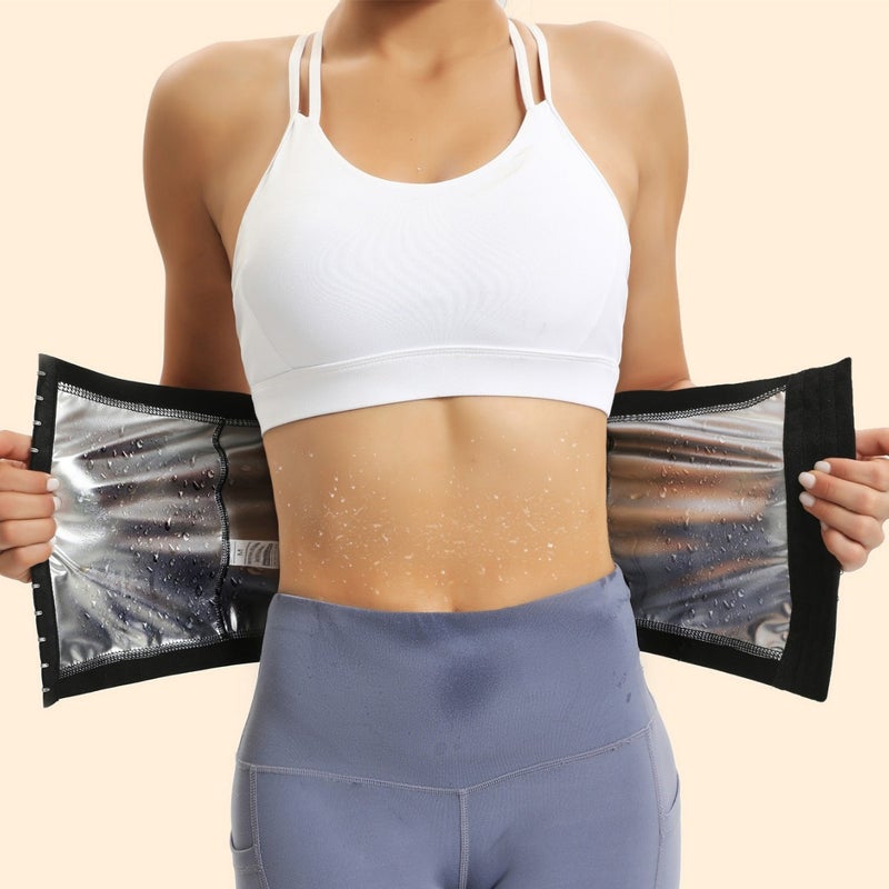 Adjustable Sweat Waist Trainer Belt for Women Tummy Control Body Shaper for Yoga and Fitness - Image 3