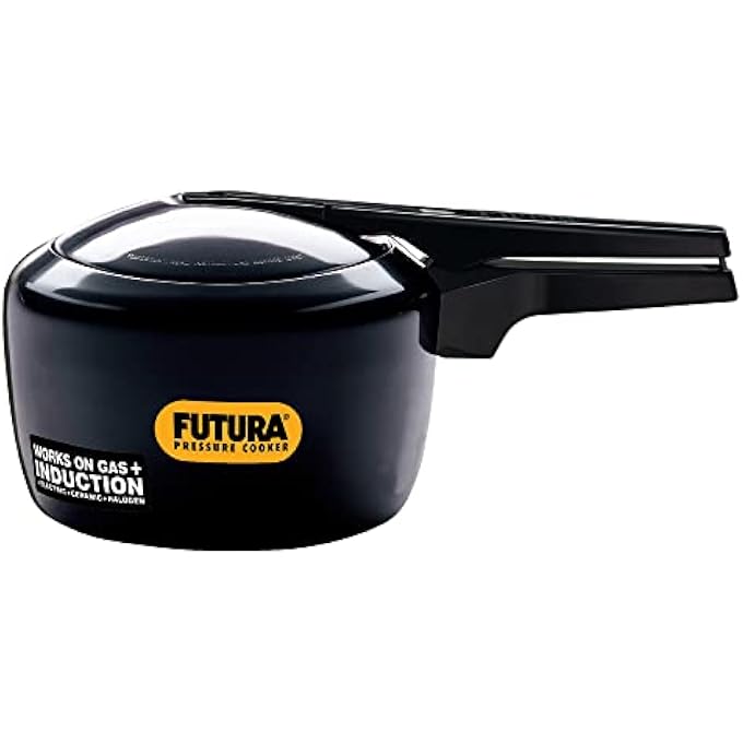 Unity Hawkins Aluminium Pressure Cooker With Induction Base 3 Litres Black - Image 1