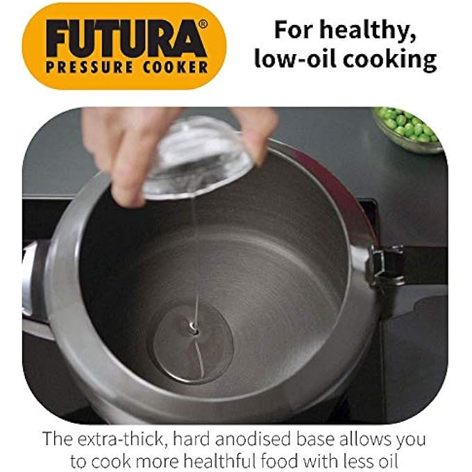 Unity Hawkins Aluminium Pressure Cooker With Induction Base 3 Litres Black - Image 4