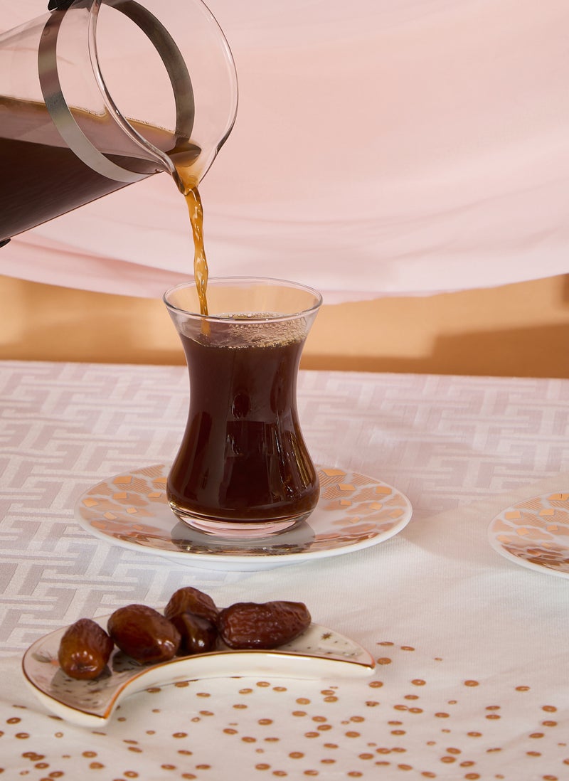 Silsal Tamrah Istikanah & Saucer Luna Set Of 2 - Image 2