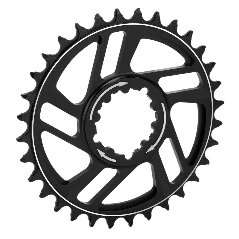 LeBycle Direct Mount Chainring 3mm Offset 32T Aluminum Alloy - Anodized Rust Proof Design - Wide Narrow Tooth Shape Chain Drop Prevention for Mountain Bike Upgrade - Image 3