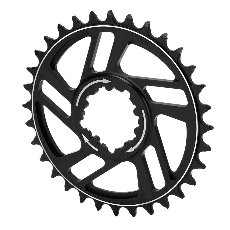 LeBycle Direct Mount Chainring 3mm Offset 32T Aluminum Alloy - Anodized Rust Proof Design - Wide Narrow Tooth Shape Chain Drop Prevention for Mountain Bike Upgrade - Image 2