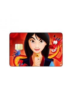 RKN PRINTED BANK CARD STICKER Animation Mulan By Disney  - Image 1