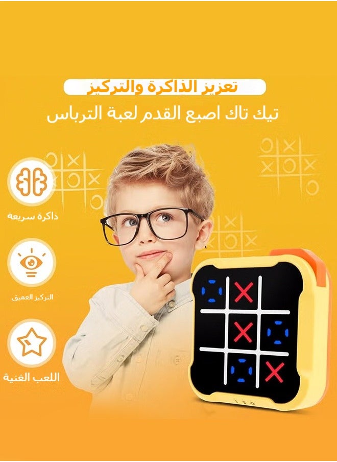 Generic - xo game Electronic Tic-Tac-Toe Game | 3 Modes | Memory Training | Family Travel Toy - Image 1