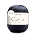 CÃRCULO Circulo Charme Yarn for Crochet and Knitting 433 yds 100 Mercerized Brazilian Virgin Cotton Soft Sport Weight Color 8990 Black - Image 2