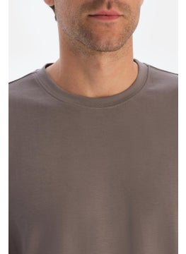 dagi Grey Men's Modal Bis Collar Sweatshirt  - Image 5
