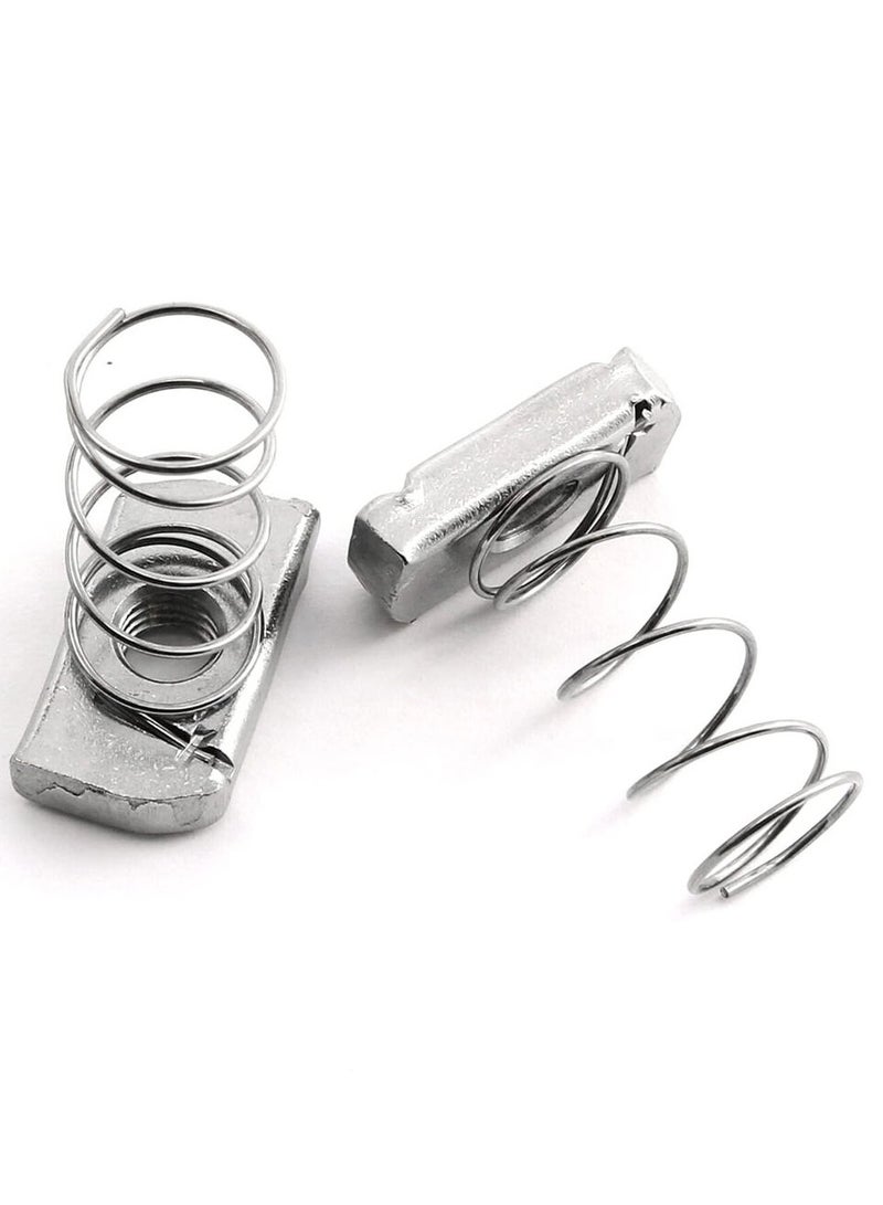 (100 Piece) GI Spring Nuts 8mm - Image 2