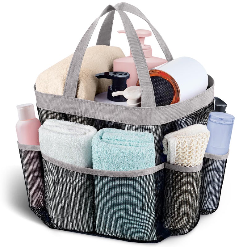 Attmu Mesh Shower Caddy Portable Quick Dry Hanging Shower Tote Bag for College Dorm Room Essentials Large Capacity Shower Caddy Dorm for Bathroom Gym Swimming - Image 1