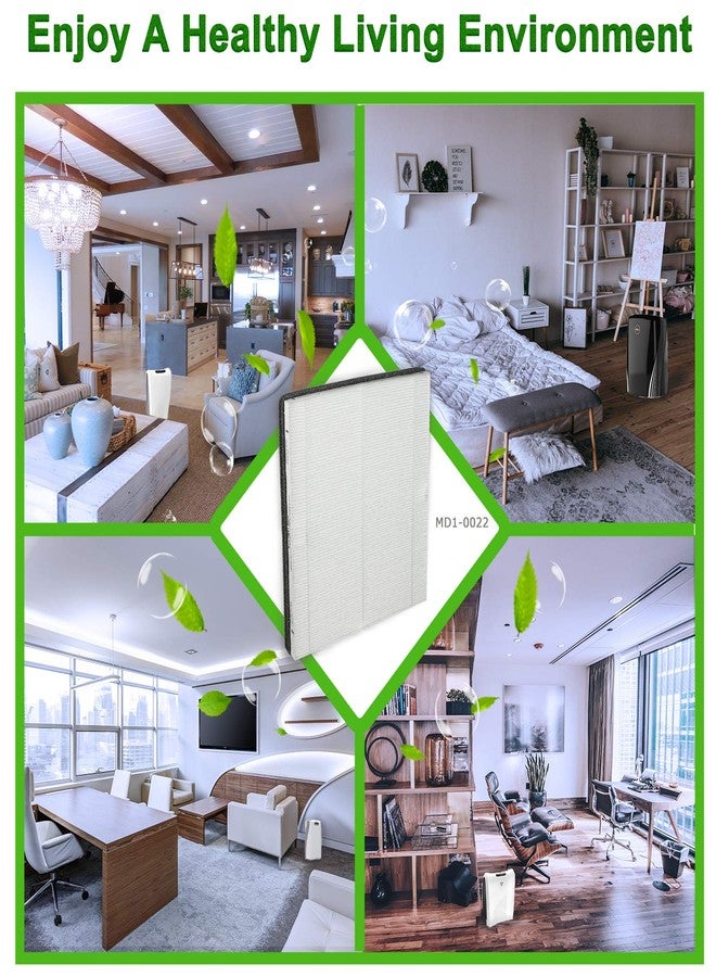 Flintar MD1-0022 Replacement Filter, Compatible with Vornado Air Purifier Model AC300, AC350, AC500, AC550, PCO200, PCO300, PCO375DC, PCO500 and PCO575DC, 2-Pack - Image 5