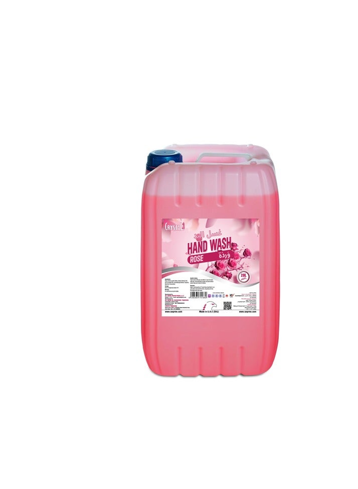 Crystal Clean Rose Hand Wash 20 Litres - Image 1