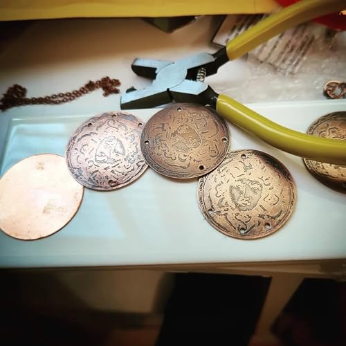 XMHF 2mm Round Hole Punch Pliers for Sheet Metal Yellow - Image 4