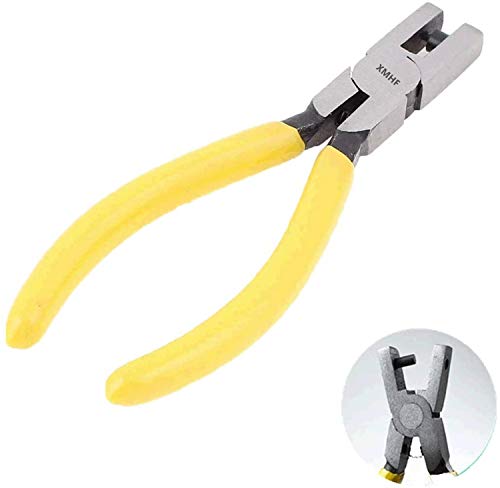 XMHF 2mm Round Hole Punch Pliers for Sheet Metal Yellow - Image 2