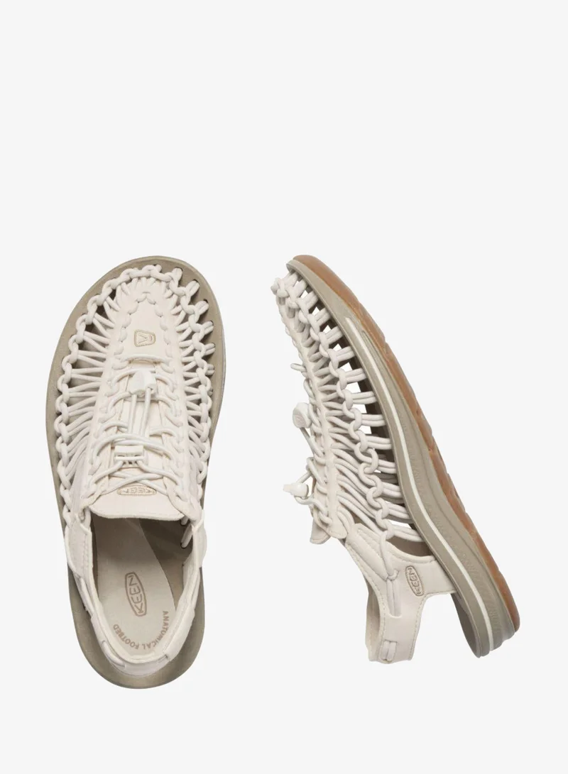 Keen  WOMEN UNEEK FLAT SANDALS WHITE CAP/CORNSTALK for Women | Best Price UAE