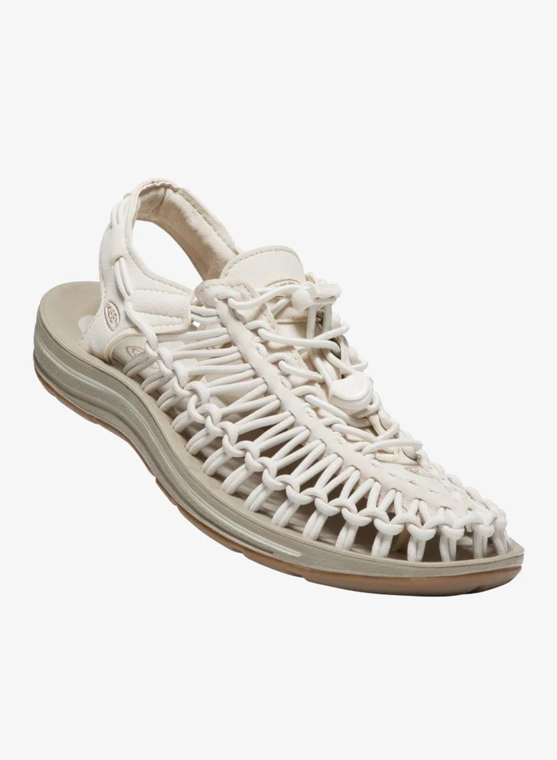 Keen  WOMEN UNEEK FLAT SANDALS WHITE CAP/CORNSTALK for Women | Best Price UAE
