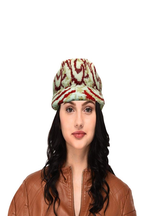 Krystle Women's & Girl's Winter Soft Warm Snow and Air Proof Angora Cap (Multicolor)