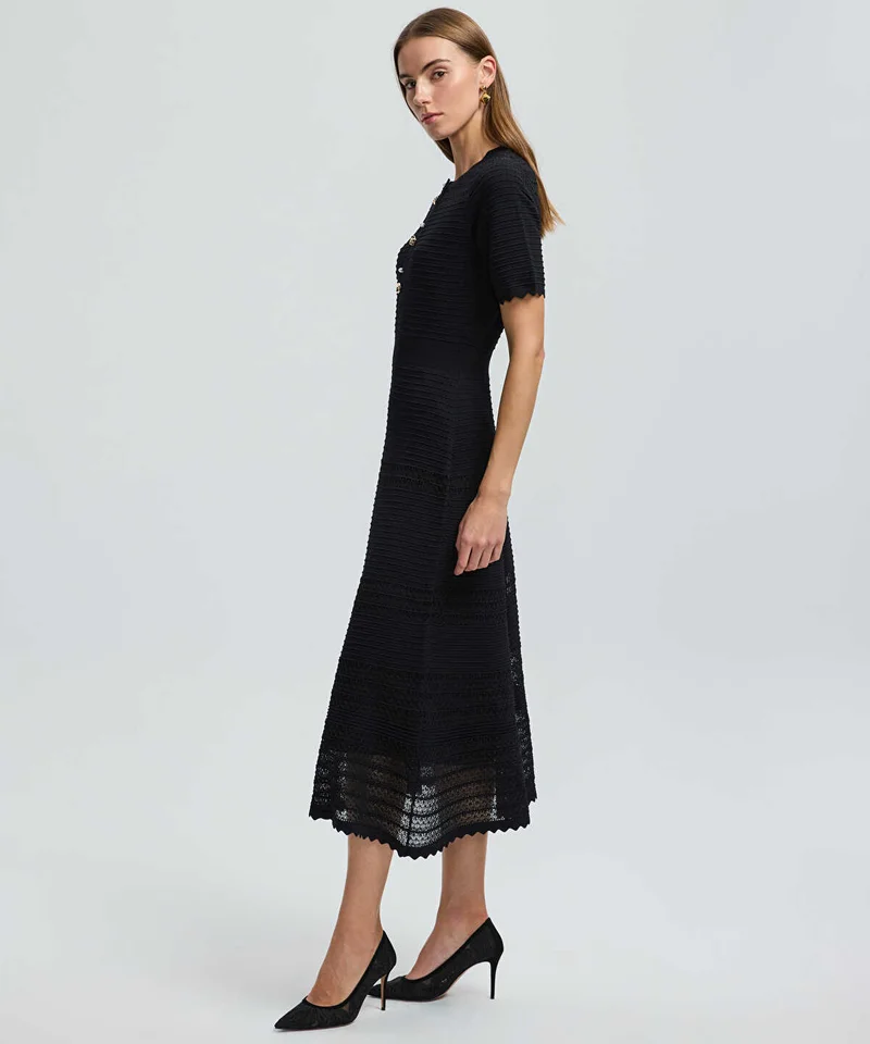 Ipekyol  Ipekyol Textured Knit Dress for Women | Best Price UAE