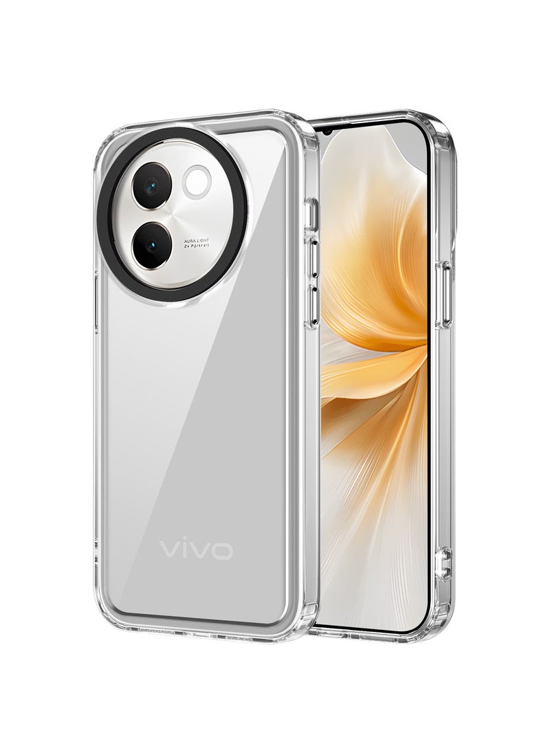 عام الحافظة متوافقة مع فيفو V30E 5G، والحافظة البسيطة من الأكريليك المتضمنة للهواء النازل المضاد للسقوط متوافقة مع فيفو V30E. - Image 1