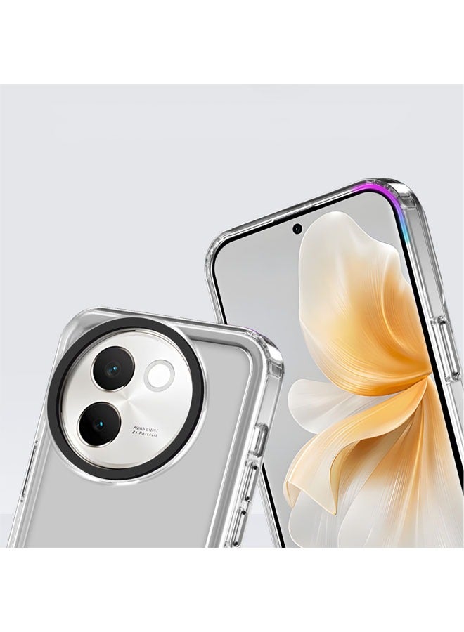 عام الحافظة متوافقة مع فيفو V30E 5G، والحافظة البسيطة من الأكريليك المتضمنة للهواء النازل المضاد للسقوط متوافقة مع فيفو V30E. - Image 2