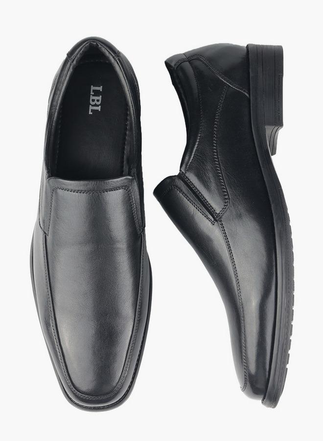 LBL by Shoexpress Men Slip-On Leather Loafers - Image 1