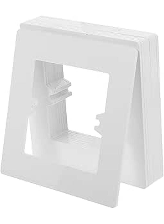 86 Type PVC Electrical Outlet Cover Plates Wall Plate Extenders 10 Pack Decorative Light Switch Covers - Image 1