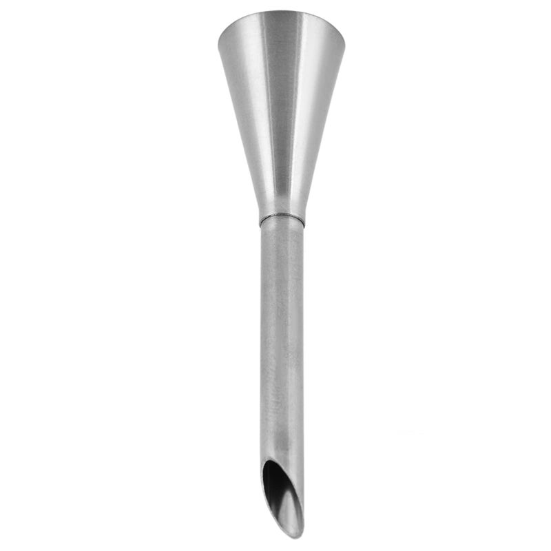 Ymiko Piping Nozzle Tips Stainless Steel Icing Tips Cream Icing Piping Nozzle Tips Cream Filler Tools for Filling Puffs Donuts Cupcakes Pastries