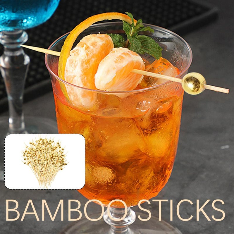 Gold Pearl Cocktail Picks - Image 2