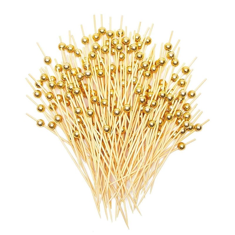 Gold Pearl Cocktail Picks - Image 5