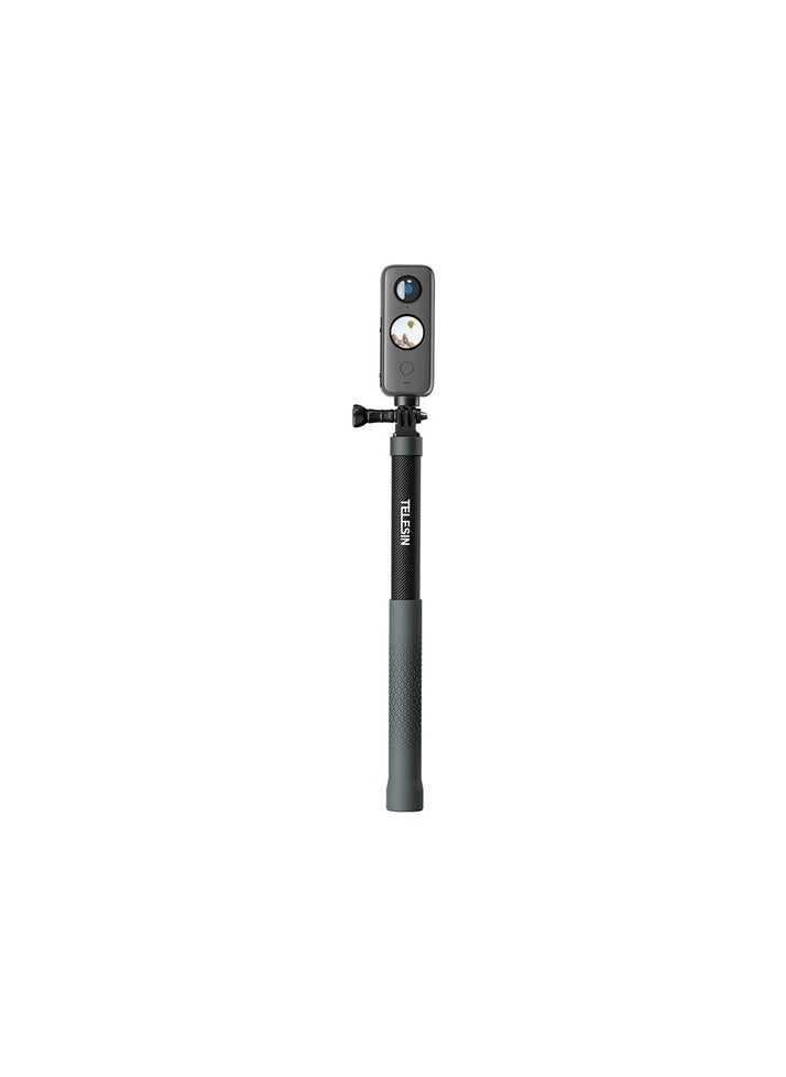 TELESIN TELESIN 3.9' Carbon Fiber Selfie Stick for Action Cameras  - Image 2