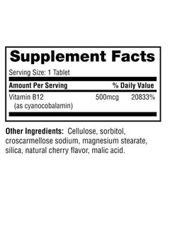 Twinlab B12 Dots 500mcg Cherry Flavor  - Image 2