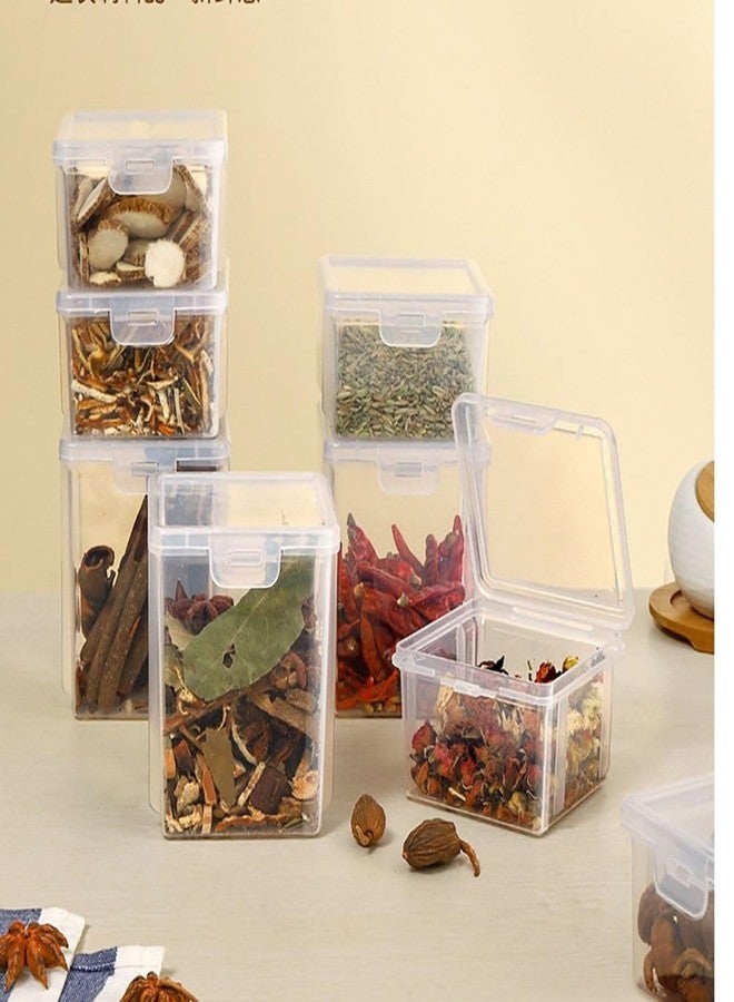 hobbyme Kitchen Storage Box Cereals Sealed Jar with Lid Stackable Plastic Storage Bottle Home Refrigerator Airtight Tank - Image 3