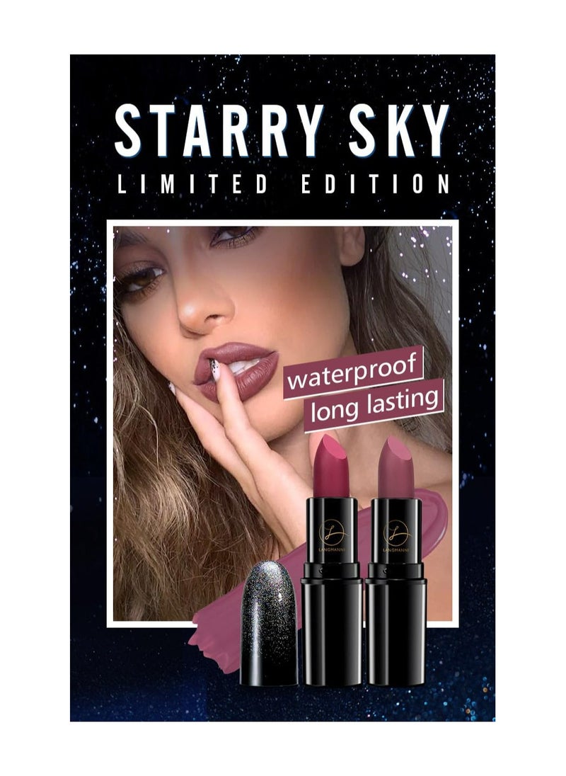 LANGMANNI Starry Lipstick Pen - Single Matte Moisturizing Long-Lasting Lipstick(colors 01)  - Image 5