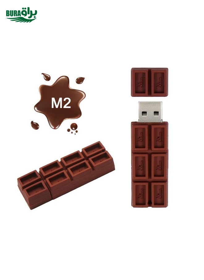 BURAQ MicroDrive 128GB USB 2.0 Creative Chocolate U Disk  - Image 4