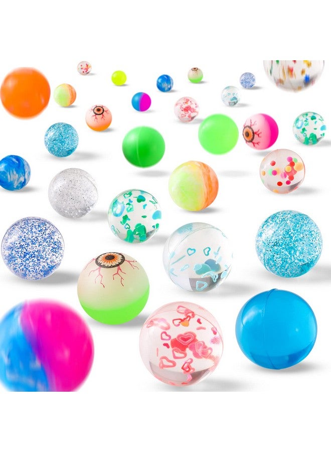 Cindeer 24 Pack 1.25 Inch Cat Toy Bouncy Balls Interactive Cat Ball For Indoor Cats Favorite Gift Colorful Pet Ball With High Elasticity For Exercise And Interactive Play - Image 1