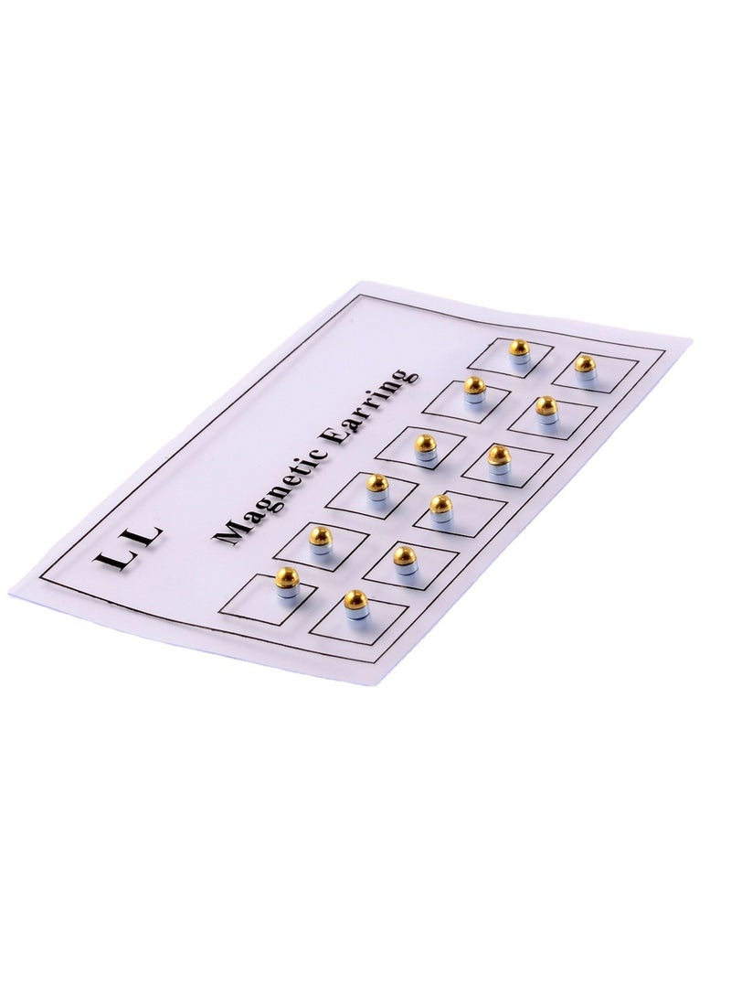 Zikra أقراط أنف مغناطيسية، أقراط كريستالية مغناطيسية، مشابك مغناطيسية للوجه، أقراط غير مثقوبة، مشابك حلقة أنف وشفاه، مجوهرات غير مثقوبة للنساء والرجال، 24 قطعة - Image 3