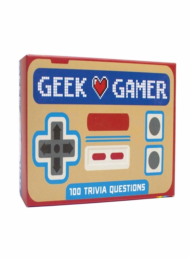 Gift Republic Geek Gamer Trivia, Red, 10cm - Image 1