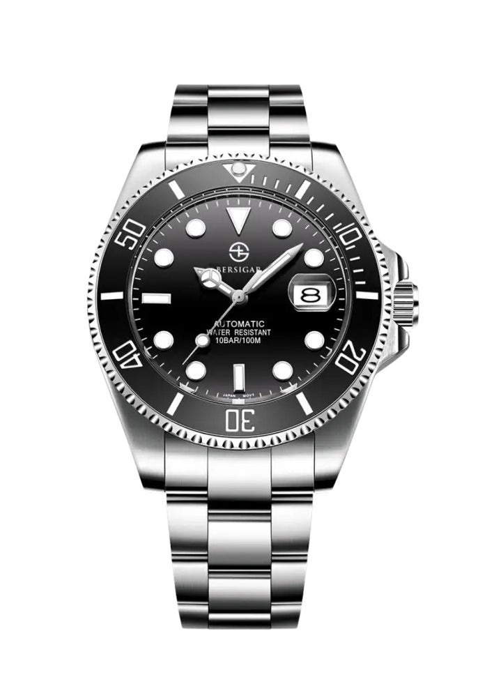 BERSIGAR - Bersigar BG-1639 Luxaura Design Stainless Steel Mechanical Water Resistant Watch - Image 1