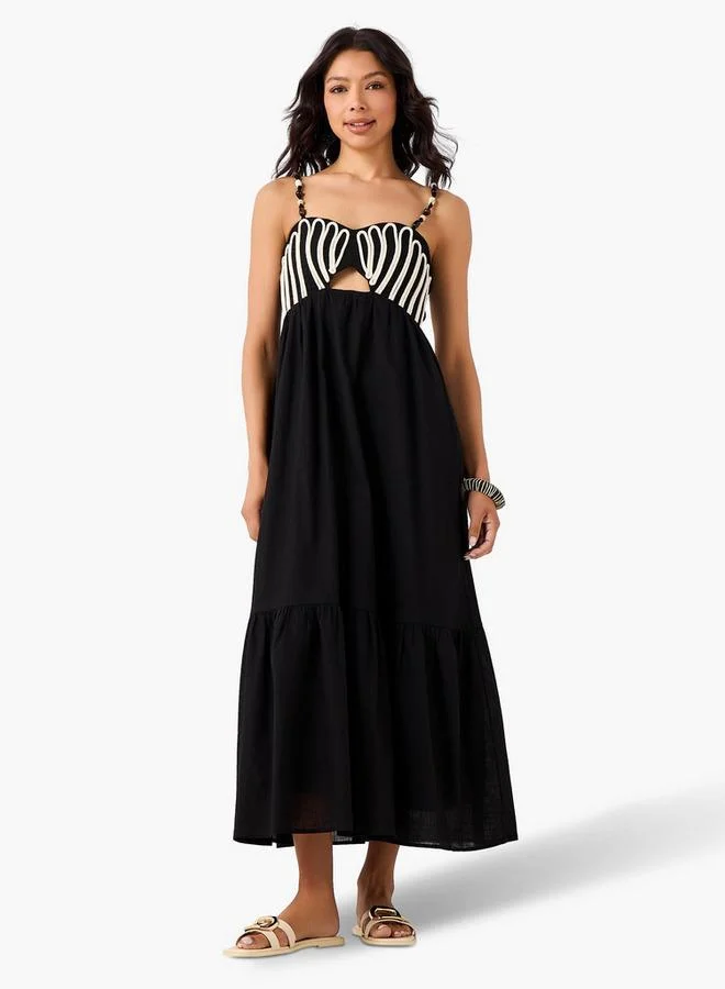 Splash FAV Women Cutout Detail Maxi Dress