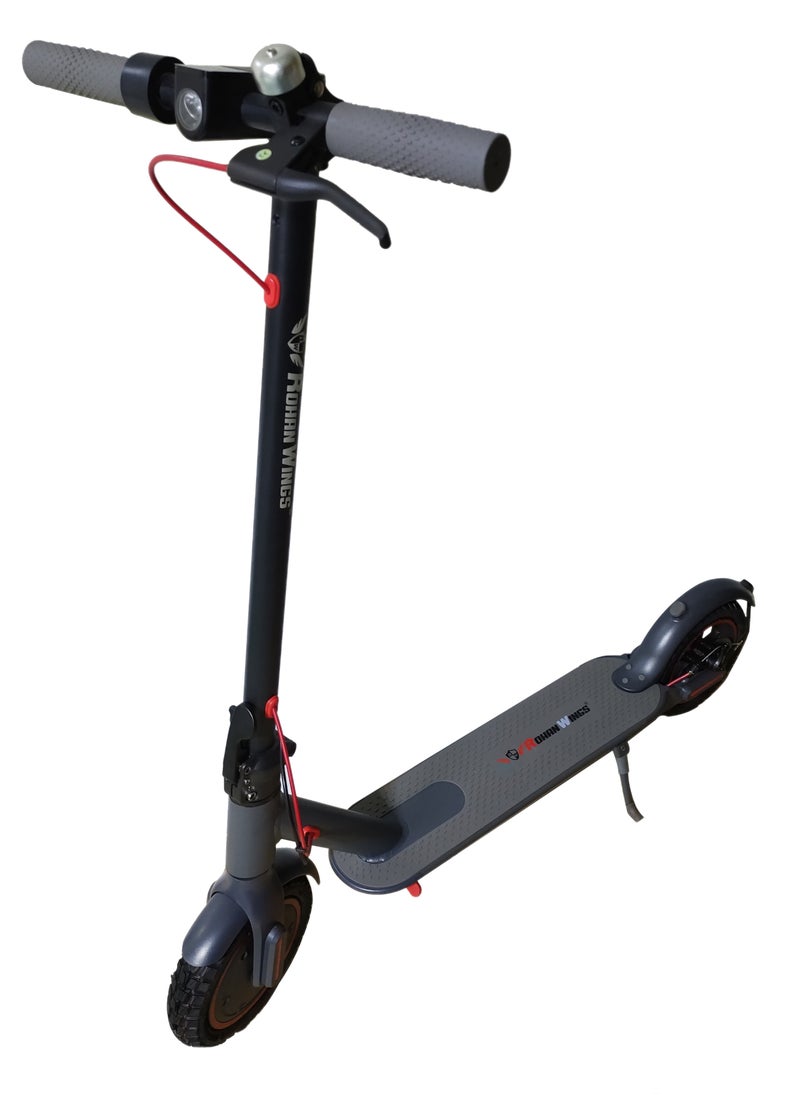 ROHAN WINGS - Folding Electric Skating Scooter with RGB Light Inflatable Tyres 15-70KM/H Speed Bluetooth App Control for Kids and Adults Scooter Grey - Image 1