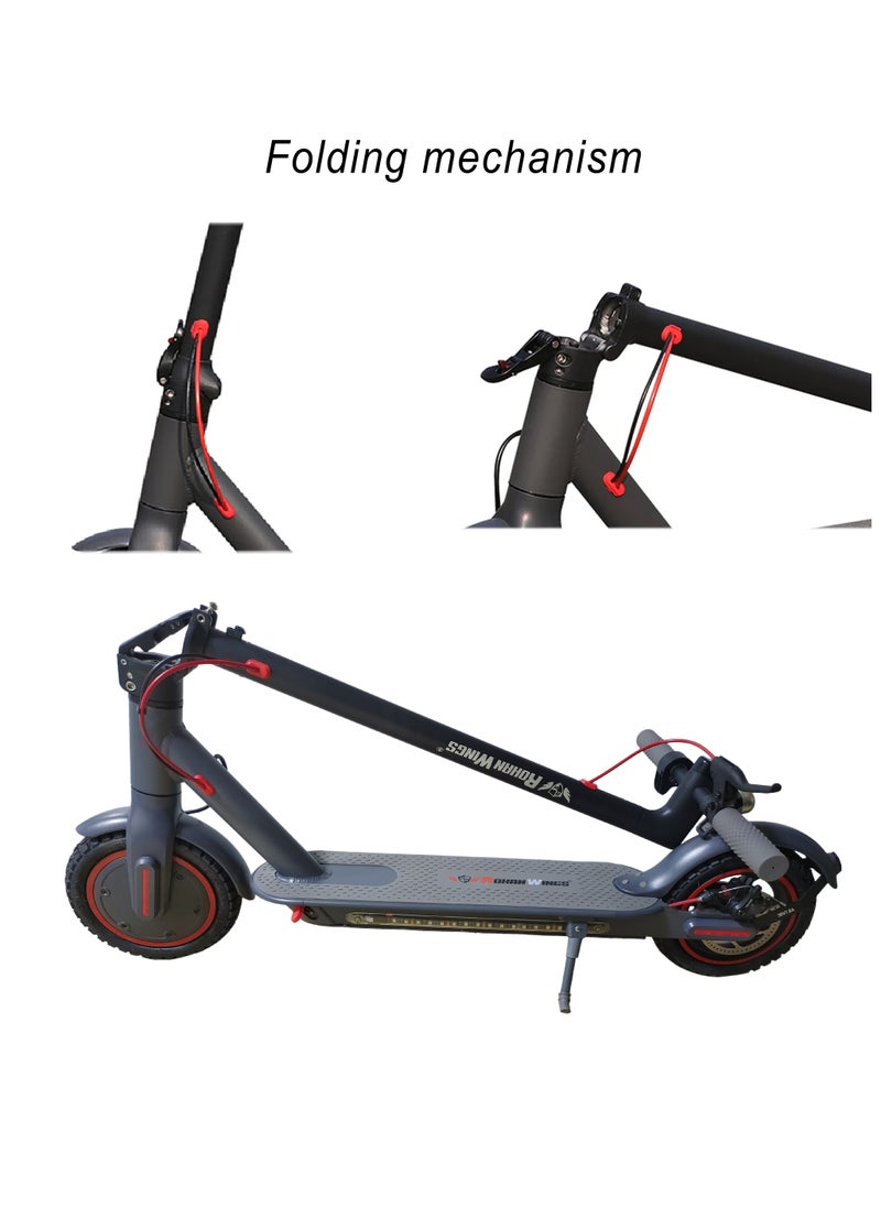 ROHAN WINGS - Folding Electric Skating Scooter with RGB Light Inflatable Tyres 15-70KM/H Speed Bluetooth App Control for Kids and Adults Scooter Grey - Image 1