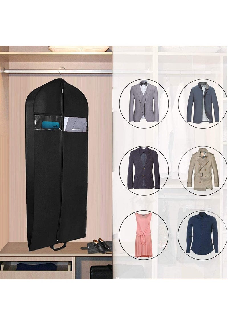 SOLARAE Oxford Fabric Suit Cover, with Zipper and Transparent Window, Anti-Moth Protector, for Costumes, Dresses, Coats, Storage or Travel - Image 3