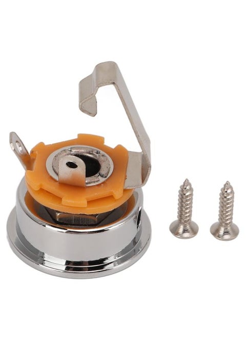 Guitar Stereo Output Socket Thickened Round Cup Shaped Metal Output Jack for TL Electric Guitar Silver