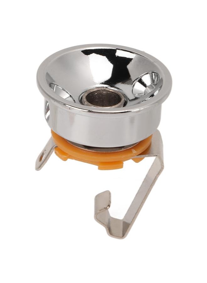 Guitar Stereo Output Socket Thickened Round Cup Shaped Metal Output Jack for TL Electric Guitar Silver