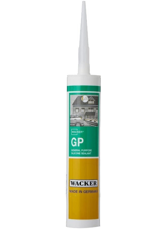 WACKER Germany Silicone Sealant General Purpose Gp- Clear 280Ml  - Image 1