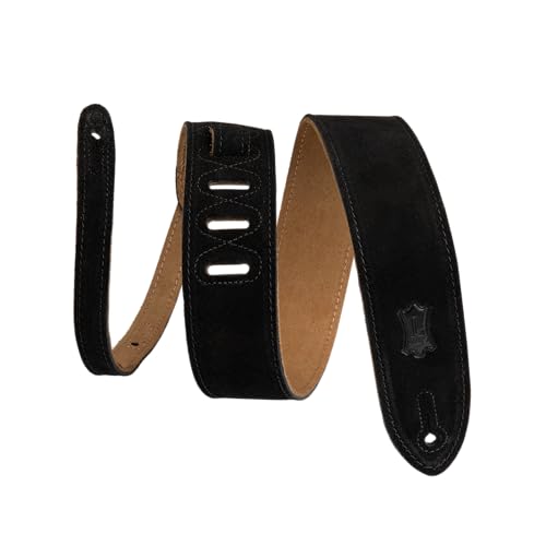 Levy's Leathers 2" Suede Leather Strap, Black - Image 1