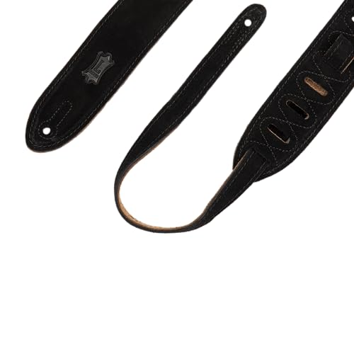 Levy's Leathers 2" Suede Leather Strap, Black - Image 3