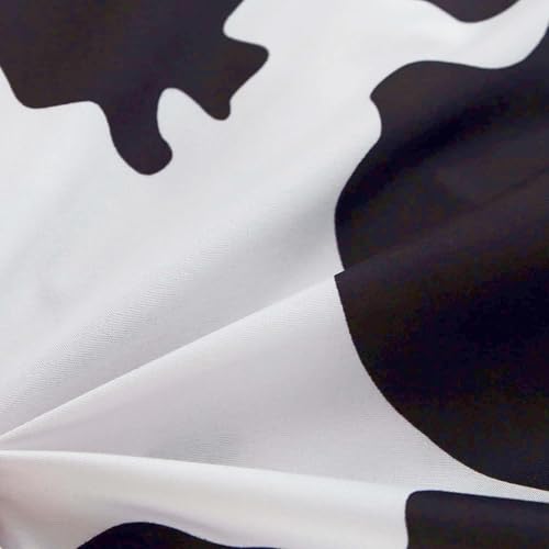 SDY 4PCS Bedding Sheets Set,Cow Print Twin Size,Lightweight Super Soft Deep Pocket Fitted Sheet & Cute Top Flat Sheet & 2 Pillowcases for Kids Boys Girls (Cow,Twin) - Image 3