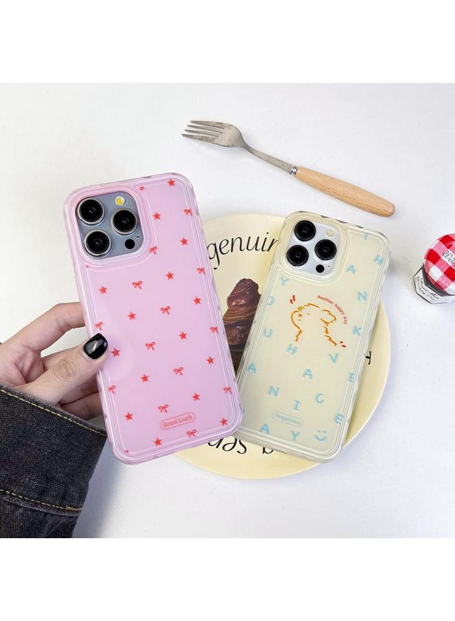 S-TOP Case For iPhone 14 Pro Max Creative Edge Small Fresh Pattern TPU + PC Phone Case - Image 4