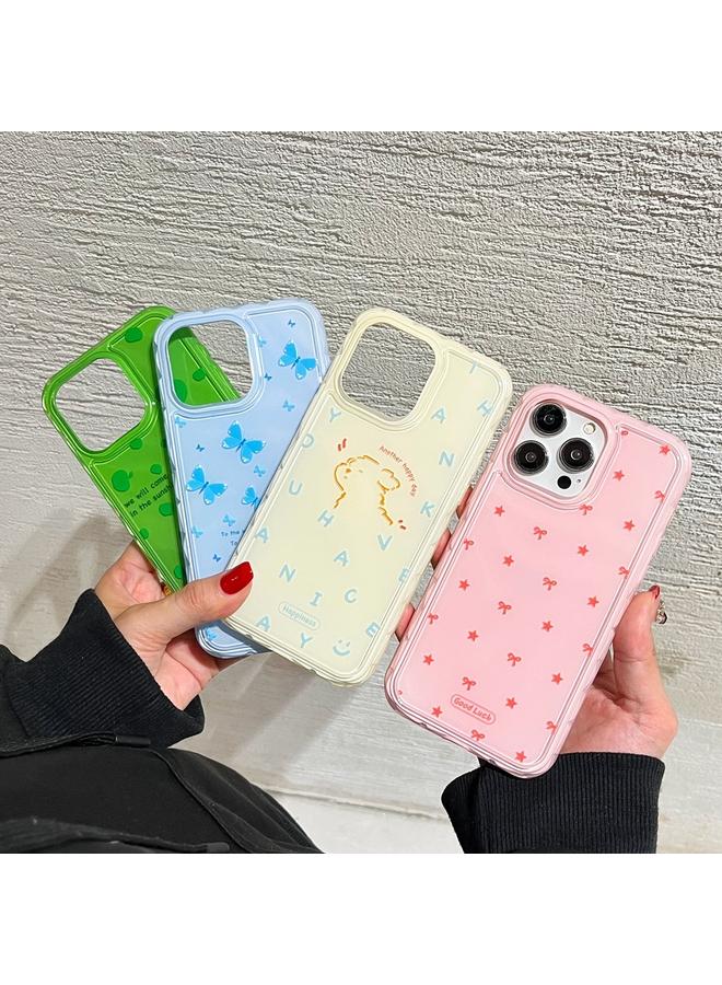 S-TOP Case For iPhone 14 Pro Max Creative Edge Small Fresh Pattern TPU + PC Phone Case - Image 2