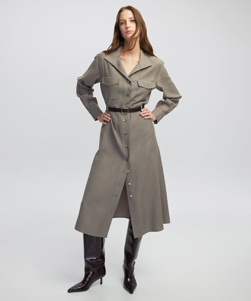Ipekyol Belted Shirt Dress - Image 1
